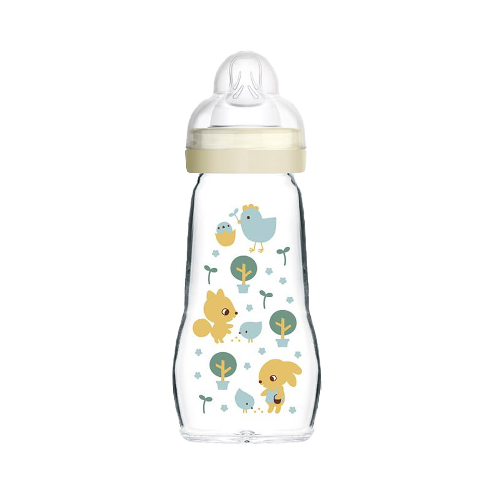 MAM - FEEL GOOD Γυάλινο Μπιμπερό ΘΣ 2m+ (unisex) - 260ml